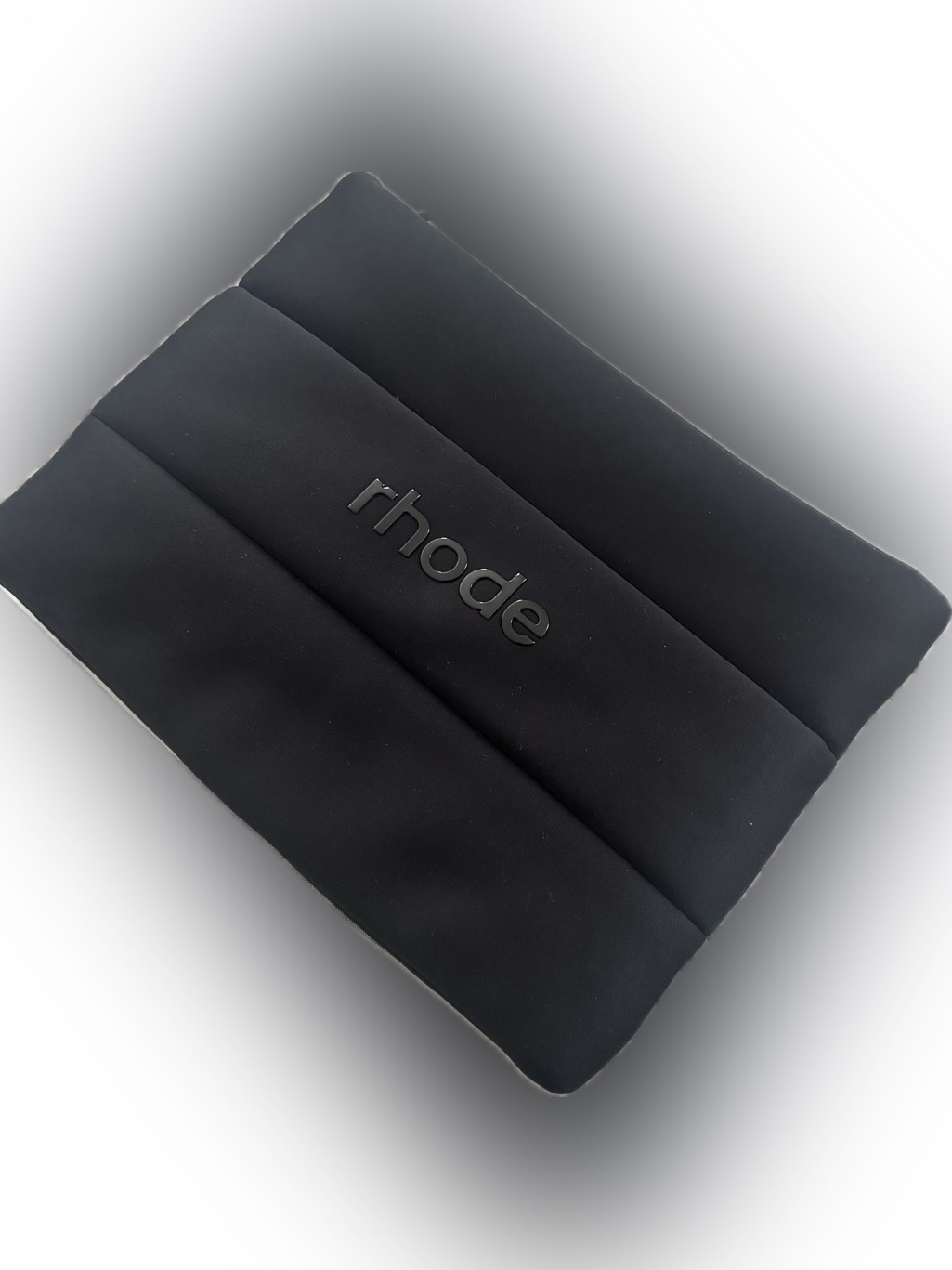 Rhode Skin Black Padded Cosmetic Pouch